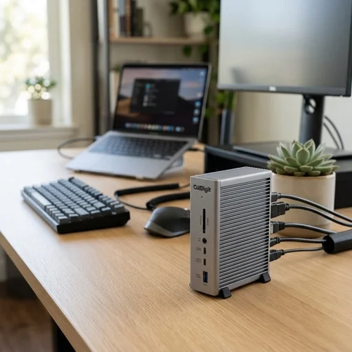 CalDigit TS4 Thunderbolt Dock view 2