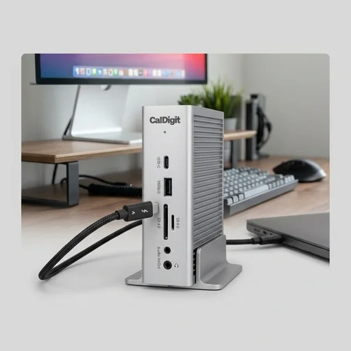 CalDigit TS4 Thunderbolt Dock view 3
