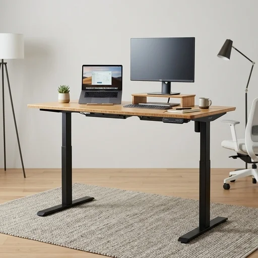 Fully Jarvis Bamboo Standing Desk view 2