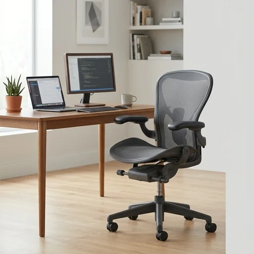 Herman Miller Aeron Chair view 3