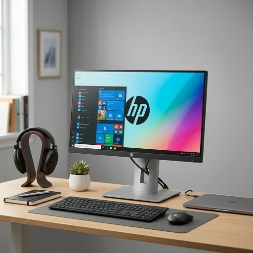 HP EliteDisplay Monitor view 2