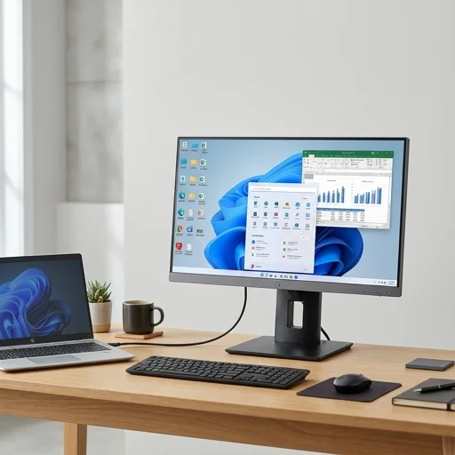 HP EliteDisplay Monitor view 3