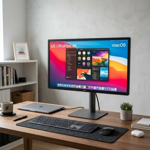 LG UltraFine 4K Monitor view 2
