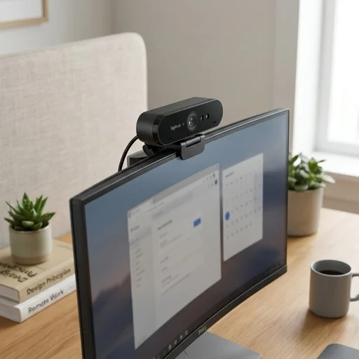 Logitech Brio 4K Webcam view 2