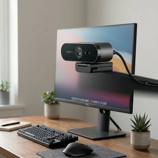 Logitech Brio 4K Webcam view 3