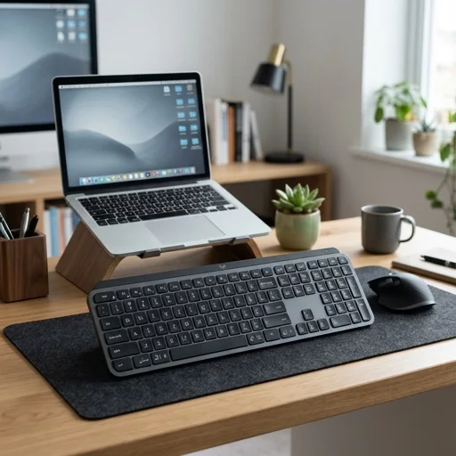 Logitech MX Keys Wireless Keyboard view 2