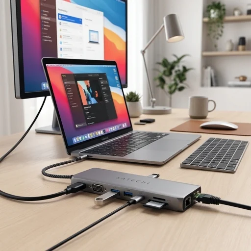 Satechi USB-C Hub Multi-Port Docking Station view 2