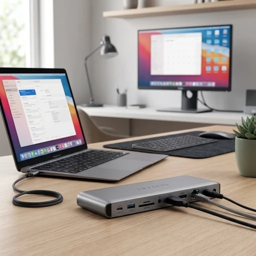 Satechi USB-C Hub Multi-Port Docking Station view 3