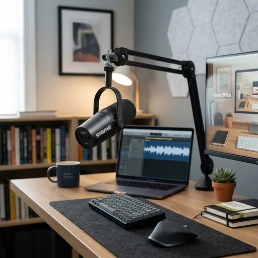 Shure MV7 USB/XLR Podcast Microphone view 3