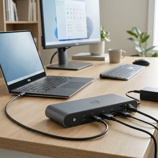 Dell WD19TB Thunderbolt Dock view 2